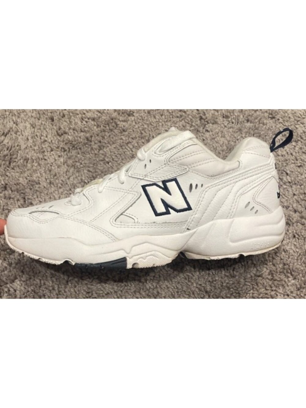 New Balance 608WT Women’s Sneakers White Leather Comfort Shoes Size 11